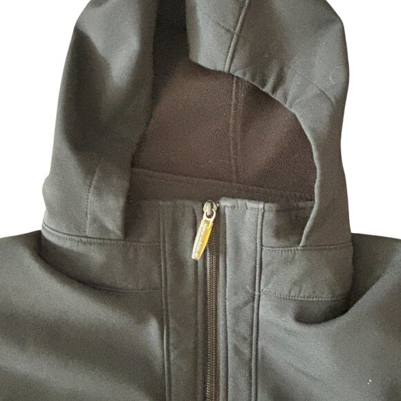 One Tooth Rain Coat In Black Hooded  Size XL - Picture 4 of 4